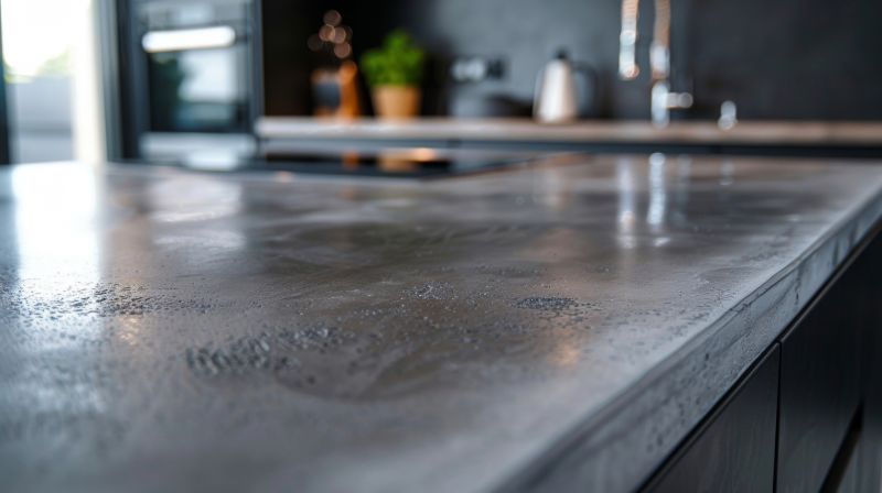 Concrete Countertop Pouring in Santa Rosa, CA